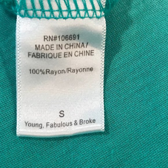 Green and White Ombre Top - Picture 8 of 9